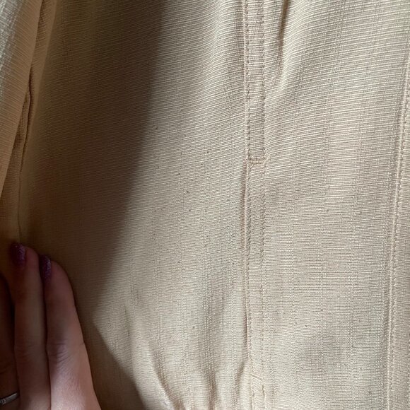 Christopher & Banks Yellow Lightweight Button Up Jacket Women's Size XL Pockets - Picture 5 of 8